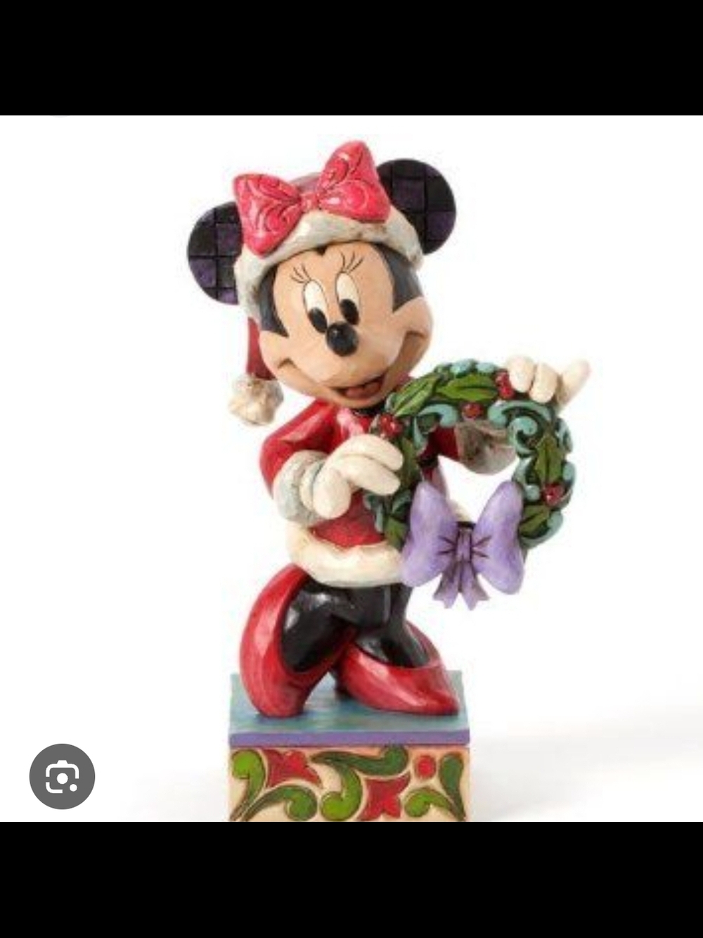 Jim Shore Disney Traditions "Season's Greetings" (Minnie Mouse with Wreath)